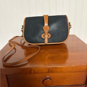 Dooney & Bourke Black and Tan Crossbody Bag
